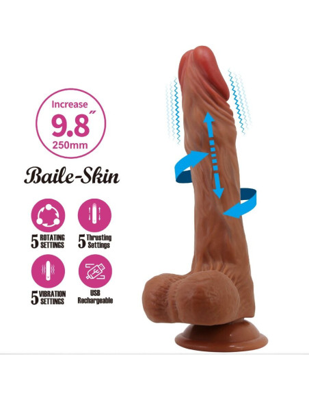 BAILE - CALISTO REALISTINIS DILDO 24 CM GALVOS FORMOS