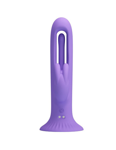 PRETTY LOVE - KILLMOULIS RABBIT VIBRATOR 12 VIBRATION MODES PURPLE