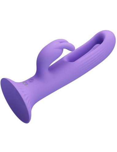 PRETTY LOVE - KILLMOULIS RABBIT VIBRATOR 12 VIBRATION MODES PURPLE
