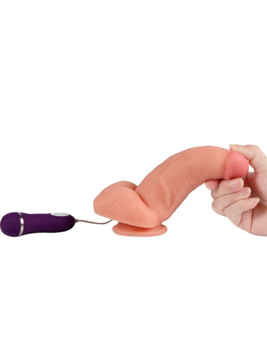 SHEQU - RED EAGLE VIBRATOR DILDO WITH REMOTE CONTROL 17 CM