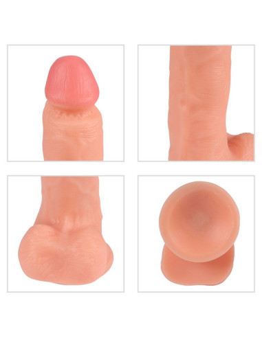 SHEQU - IRON DRAGON vibratorius-dildo su nuotolinio valdymo pultu 17,5 cm