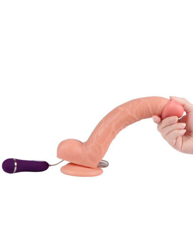 SHEQU - OPTIMUS VIBRATING DILDO WITH REMOTE CONTROL 28 CM