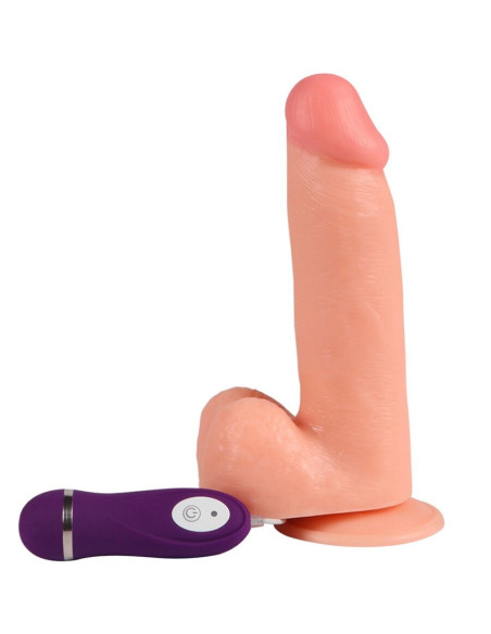 SHEQU - PHANTOM vibruojantis dildo su nuotolinio valdymo pultu 20 cm