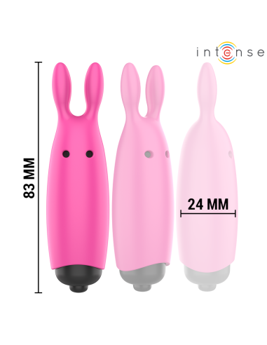 INTENSE - VIBRUOJANTI KULKA HOPPER ROŽINIS 8,3 X 2,4 CM