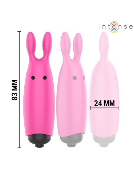 INTENSE - VIBRUOJANTI KULKA HOPPER ROŽINIS 8,3 X 2,4 CM