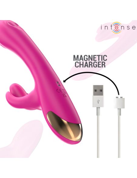 INTENSE - BRITNEY MULTIFUNCTION RABBIT VIBRATOR 23 CM PINK