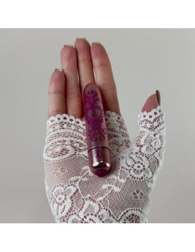 ROCKS-OFF - RO-90 VIBRUOJANTI KULKA „COURTEZAN“ ROŽINIS