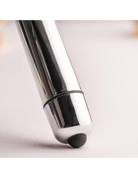 ROCKS-OFF - RO-80 CHROME VIBRATING BULLET SILVER