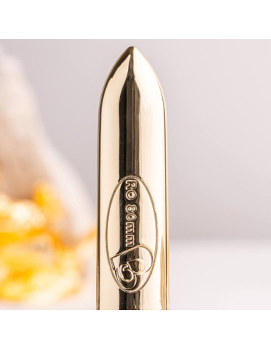 ROCKS- OFF - RO-80 CHAMPAGNE GOLDEN VIBRATING BULLET