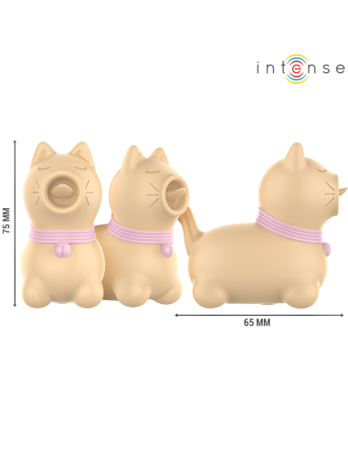 INTENSE - TOULOUSE STIMULATOR WITH 360º ROTATING TONGUE YELLOW