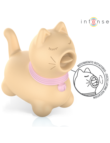 INTENSE - TOULOUSE STIMULATOR WITH 360º ROTATING TONGUE YELLOW