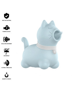 INTENSE - DUCHESS STIMULATOR WITH ROTATING TONGUE 360º BLUE 2