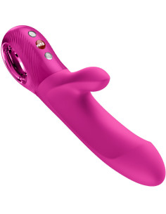 FUN FACTORY - BI STRONIC EMBRACE THRUSTING RABBIT PULSATORS MAGENTA 2
