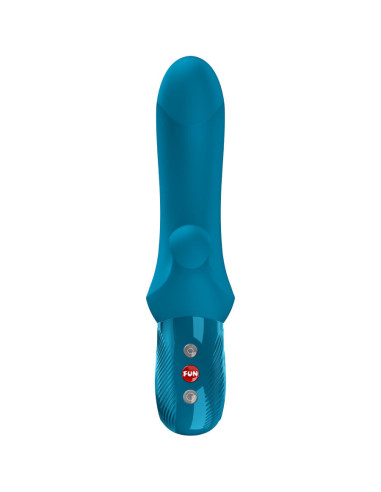FUN FACTORY - BI STRONIC CURVE THRUSTING RABBIT PULSATORS AQUAMARINE