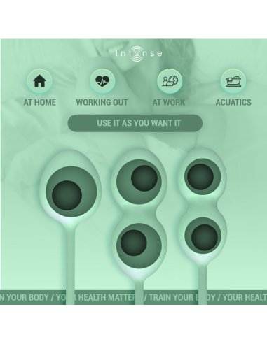 INTENSE - CHARLI KEGEL BALL KIT LIGHT JADE GREEN