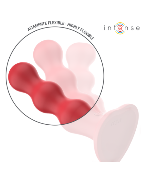INTENSE - CODY VIBRATOR SU SIURBLIU RAUDONAS NUOTOLINIO VALDYMO PULTAS