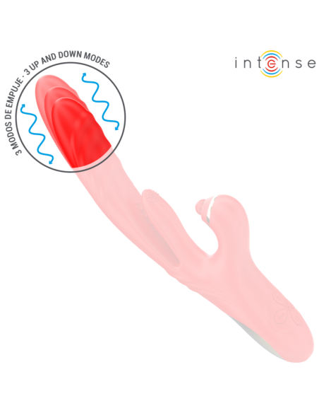 INTENSE - ROSALIA MULTIFUNCTION VIBRATOR 3 IN 1 RED