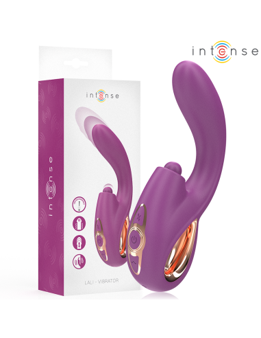 INTENSE - LALI DAUGIAFUNKCISG-SPOT  VIBRATORIAUS TAPPING ir THRUST ir VIBRATION PURPLE