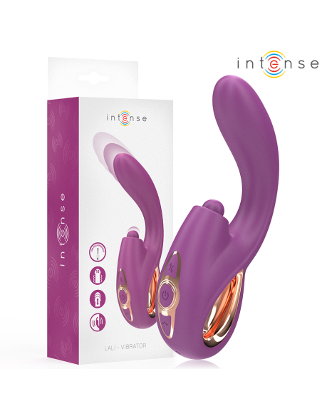 INTENSE - LALI MULTIFUNCTION G-SPOT VIBRATOR TAPPING and THRUST and VIBRATION PURPLE