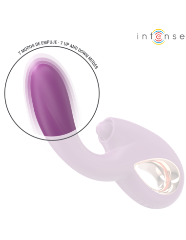 INTENSE - LALI DAUGIAFUNKCISG-SPOT  VIBRATORIAUS TAPPING ir THRUST ir VIBRATION PURPLE