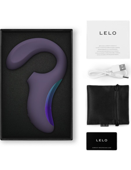 LELO – ENIGMA WAVE trigubo vibravimo masažuoklis, Cyber Purple