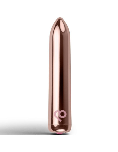 ROCKS-OFF - RECHARGEABLE VIBRATING BULLET GOLDEN ROSE
