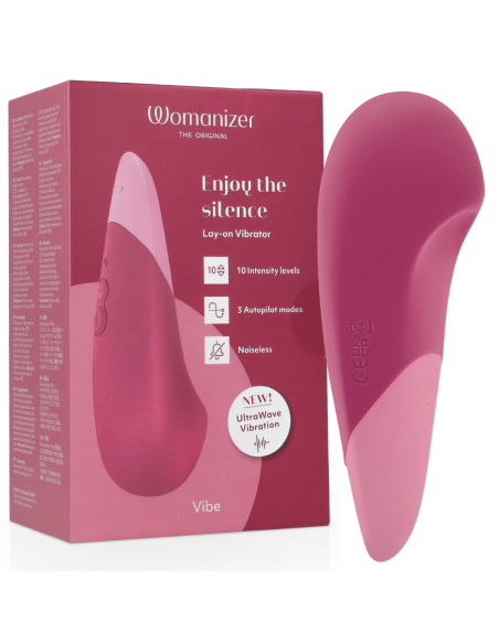 WOMANIZER - VIBE LAY-ON TYLUS VIBRATORIAUS DUSKY PINK