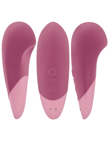 WOMANIZER - VIBE LAY-ON SILENT VIBRATOR DUSKY PINK