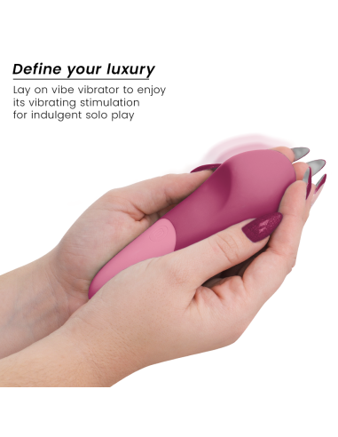 WOMANIZER - VIBE LAY-ON SILENT VIBRATOR DUSKY PINK
