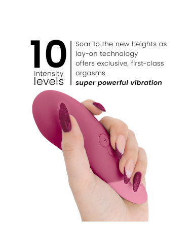 WOMANIZER - VIBE LAY-ON SILENT VIBRATOR DUSKY PINK