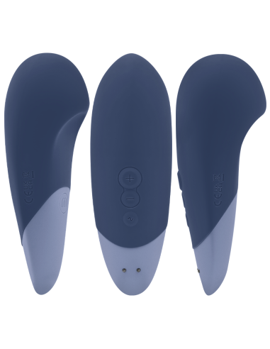 WOMANIZER - VIBE LAY-ON SILENT VIBRATOR DARK BLUE