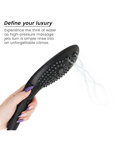 WOMANIZER - WAVE CLITORAL STIMULATING SHOWER HEAD BLACK