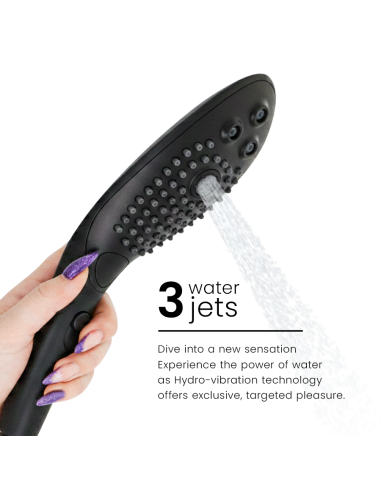 WOMANIZER - WAVE CLITORAL STIMULATING SHOWER HEAD BLACK