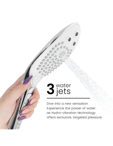 WOMANIZER - WAVE CLITORAL STIMULATING SHOWER HEAD CHROME