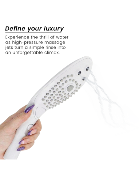 WOMANIZER - WAVE CLITORAL STIMULATING SHOWER HEAD WHITE