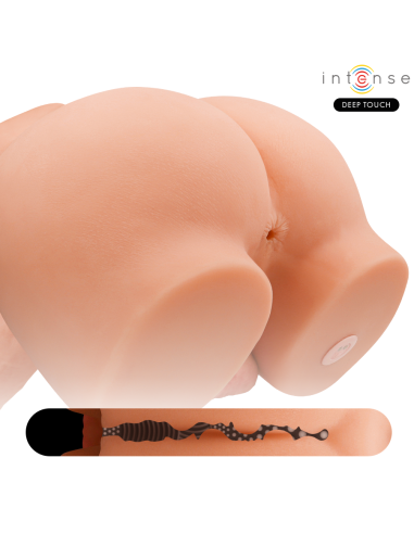 INTENSE DEEP TOUCH - RICHIE TORSO WITH ANUS AND REALISTIC DILDO WITH PUSHING AND VIBRATION REMOTE CONTROL 4.7 KG