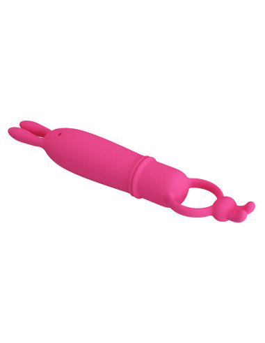 PRETTY LOVE - DELIA RABBIT VIBRATOR WITH RESISTANCE RING