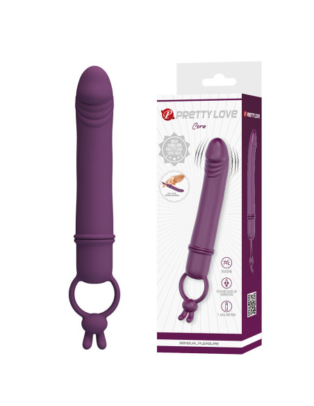 PRETTY LOVE - CORA VIBRATOR PENIS FORM WITH RESISTANCE RING