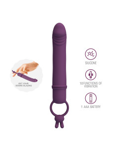 PRETTY LOVE - CORA VIBRATOR PENIS FORM WITH RESISTANCE RING 2
