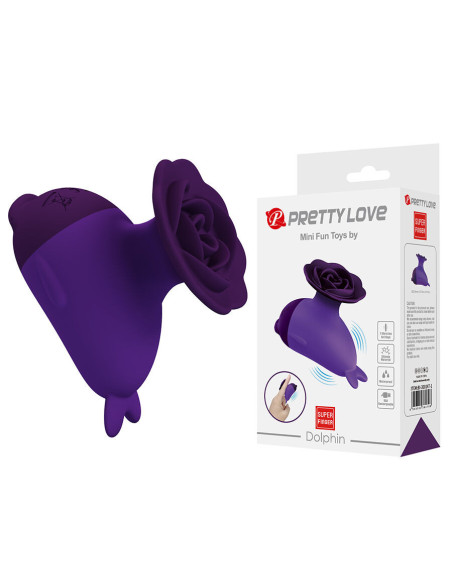 PRETTY LOVE - DOLPHIN MINI VIBRATOR WITH CLIP