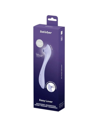 SATISFYER - EASY LOVER VIBRATOR and AIR PULSE STIMULATOR