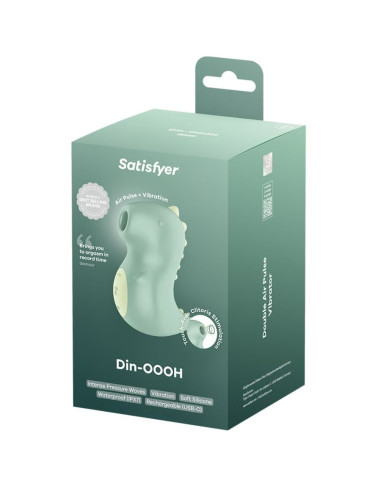 SATISFYER - DIN-OOOH VIBRATOR and AIR PULSE STIMULATOR