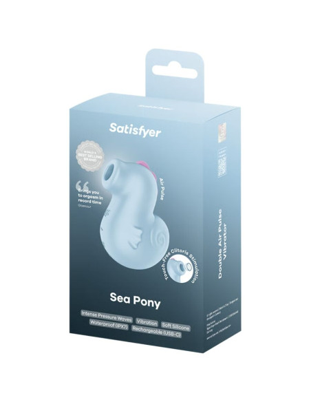 SATISFYER - SEA PONY VIBRATOR and AIR PULSE STIMULATOR
