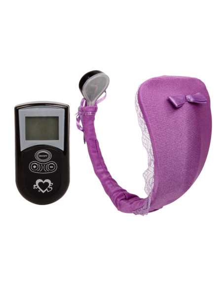 BAILE - THONG WITH VIBRATOR WITH LILAC REMOTE CONTROL