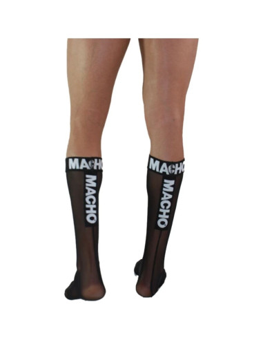 MACHO - THIN SOCKS ONE SIZE BLACK