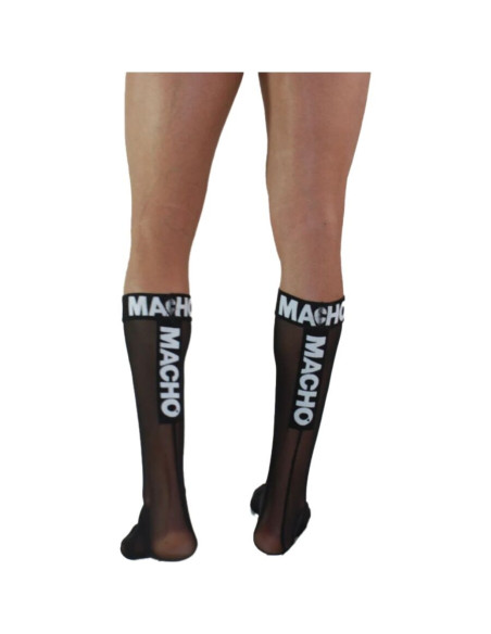 MACHO - THIN SOCKS ONE SIZE BLACK