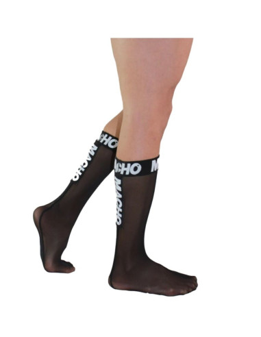 MACHO - THIN SOCKS ONE SIZE BLACK