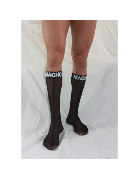 MACHO - THIN SOCKS ONE SIZE BLACK