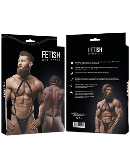 FETISH SUBMISSIVE ATTITUDE – VYRIŠKAS EKOLOGIŠKOS ODOS JOCK STRAP DIRŽAS