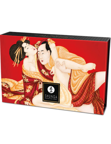 SHUNGA - STRAWBERRY EDIBLE MASSAGE POWDER KIT